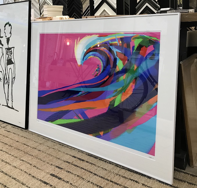 Surfing Color Print Enmarcado (copias disponibles)
